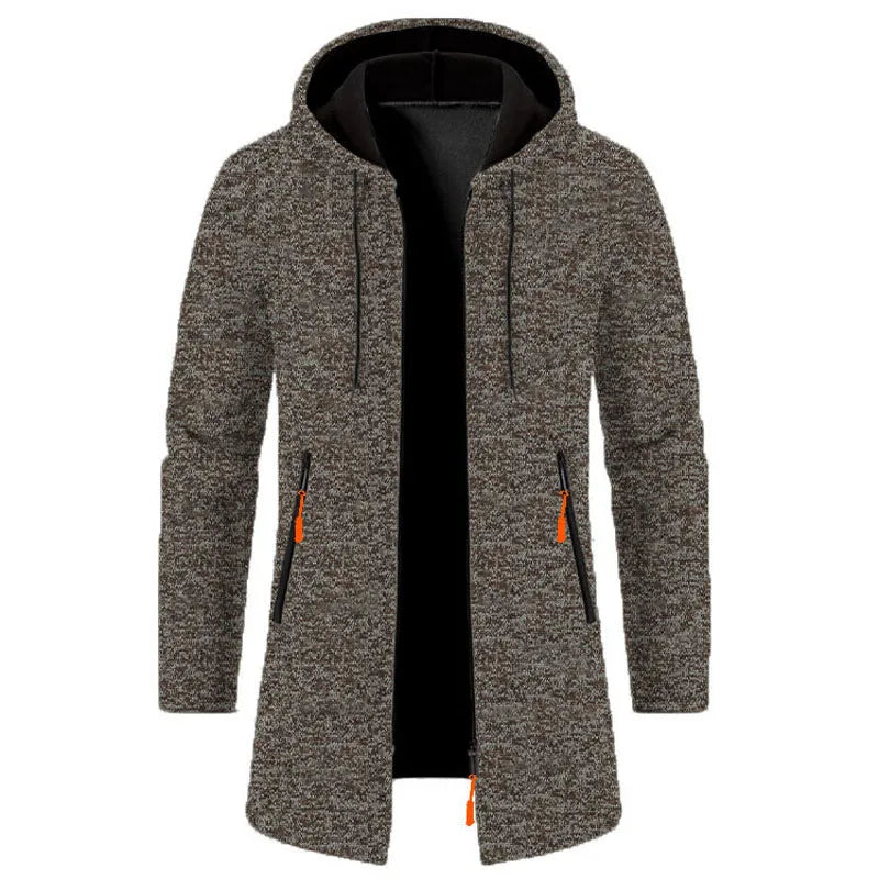 Men's Sweater Cardigan Spring Autumn Casual Solid Knit Men Sweaters Long Sleeve Zipper Knitted Cardigans Outerwear Men's Coat3XL