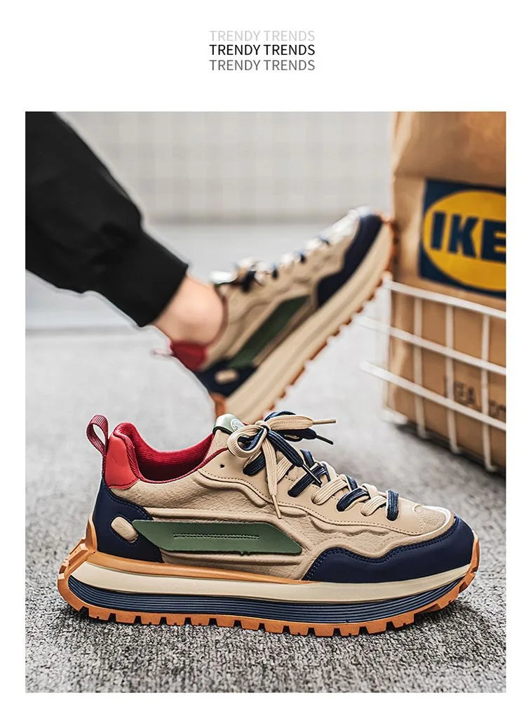 Fashion Men's Sneakers 2025 New Comfortable Breathable Casual Running Shoes Outdoor Soft Sole Training Shoes for Men Zapatillas