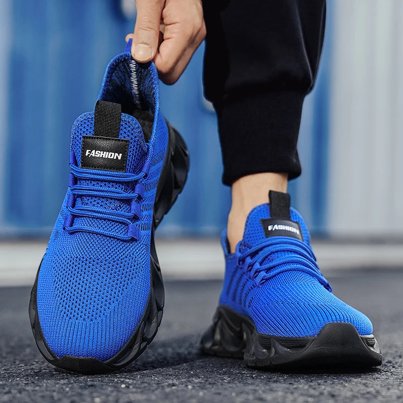 Men’s Sneakers Comfortable Breathable Platform Shoes Summer Man Running Shoes Breathable Comfortable Fashion Walking Sneakers