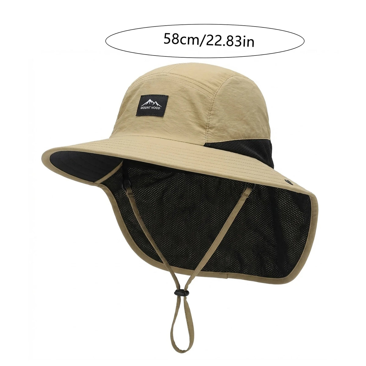 Caps Summer Wide Brim Neck Protection Unisex Bucket Hats Outdoor Visor Quick-drying Panama Sunscreen Tied Fishing Hiking Hat