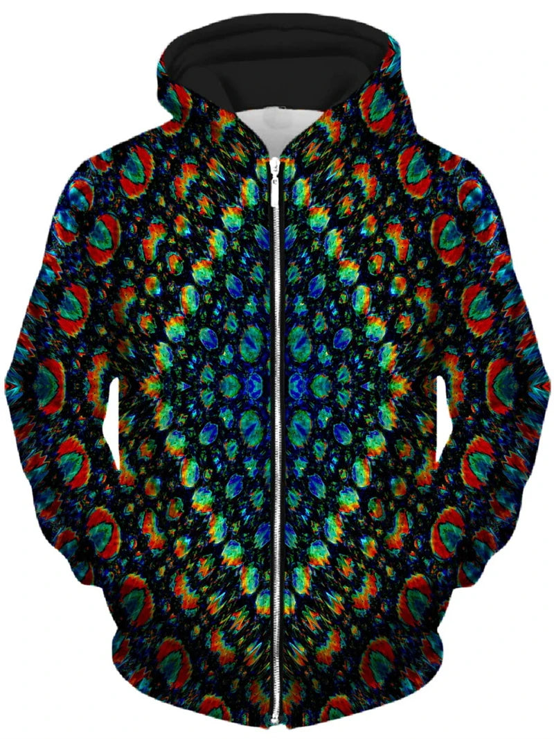 Autumn Men Zip Up Hoodies Men 3d Print Psychedelic Pattern Tops Sweatshirts For Men Women Harajuku Long Sleeve Zipper Coat New