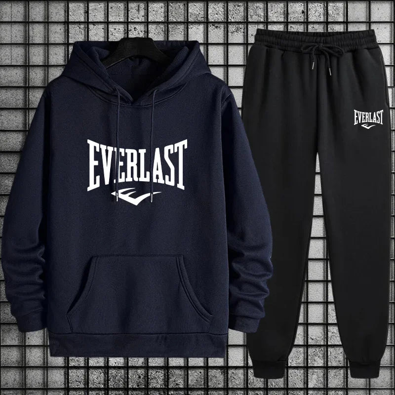 2025 Hot Sale Men's Tracksuit Hoodie and Sweatpants Urban Casual Fashion Sportswear Autumn Male Training Sweatshirt Sports Suit