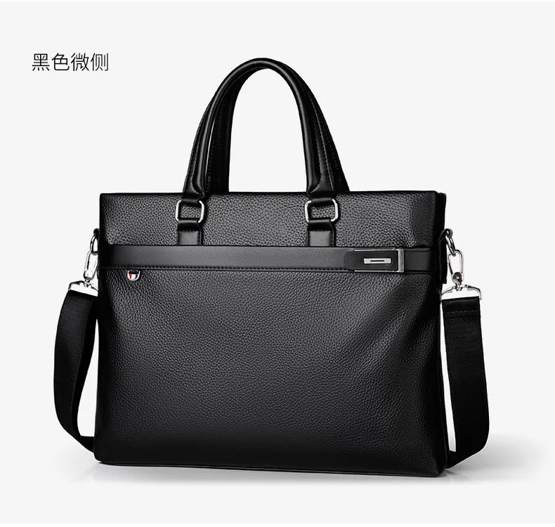 Men's Handbag, Business Casual Horizontal Design, Men's Bag, Official Document, One Shoulder Diagonal Cross Bag, Computer Bag