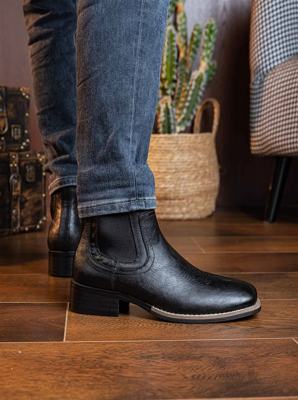 Men's Fashion Chelsea Boots in Three Colors, Comfortable and Versatile with Rubber Compound Outsole