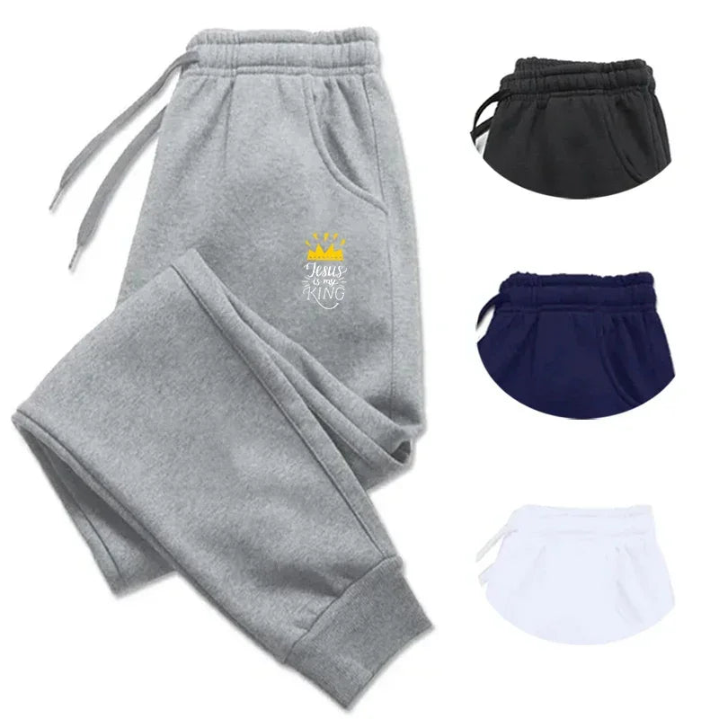 Versatile Soft Women's Sweatpants Fitness Joggers Baggy Fashion Comfortable Trousers