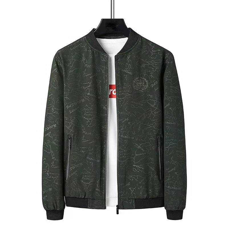 Big Size Men's Jacket Spring Long Sleeve Baseball Casual Jacket Men Black Work Wear Windshield Windbreaker Male Coat Large 9XL