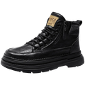 Men's high top boots new casual fashion comfort casual boots wear-resistant height increasing versatile high top workwear boots