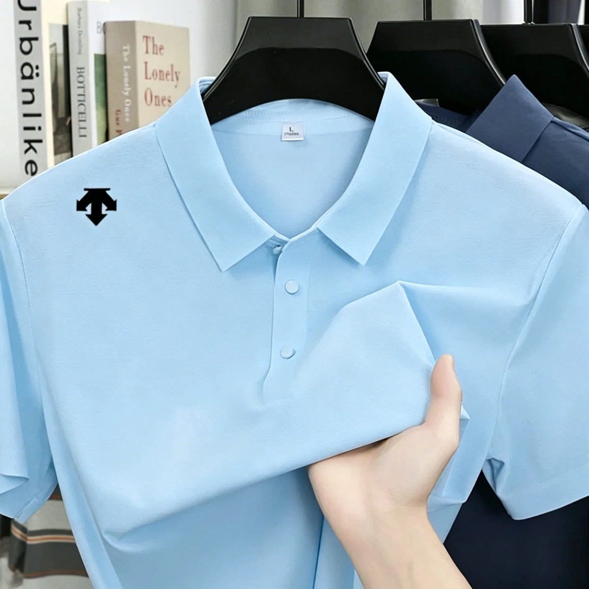 Men's Embroidered Polo Shirt - Fashionable Sports Top Comfortable and Breathable Casual High-End T-Shirt for Summer -Men's Shirt