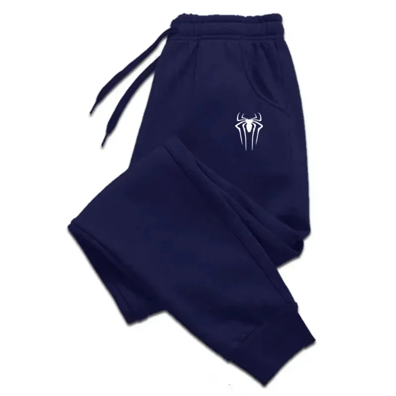 Men Premium Jogger Pants Soft Fabric Elastic Waist Drawstring Sweatpants with Pockets Tapered Cuffed Casual Sport Trousers
