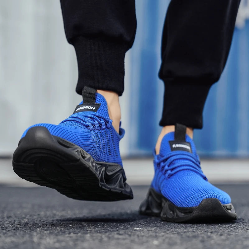 Men’s Sneakers Comfortable Breathable Platform Shoes Summer Man Running Shoes Breathable Comfortable Fashion Walking Sneakers