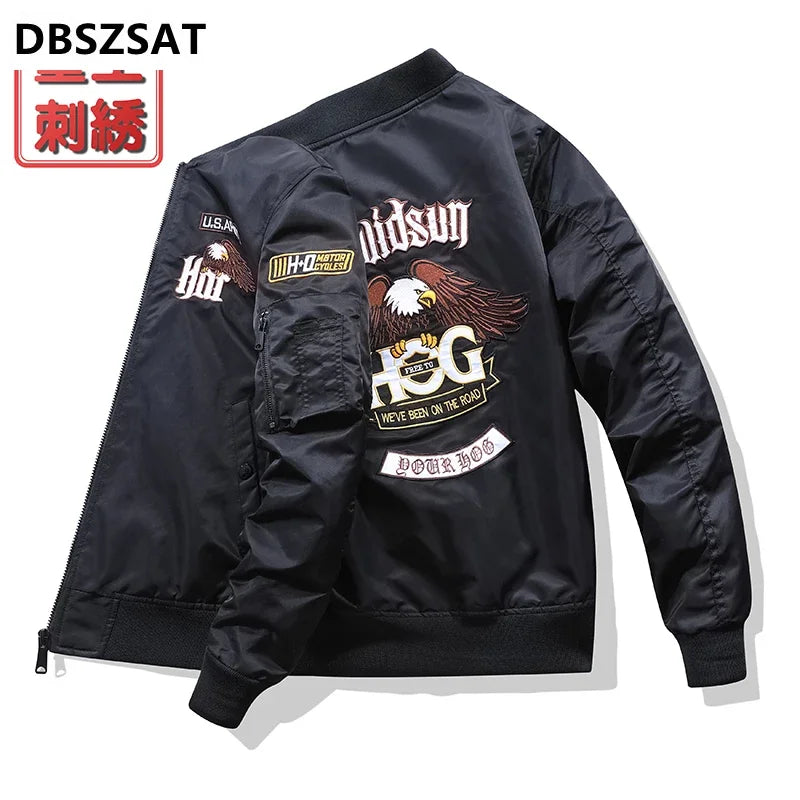 Mens  Motorcycle Jacket 2027 Men Fashion New Jackets Male  Bomber Coats Winter military garments tactical luxury Clothing
