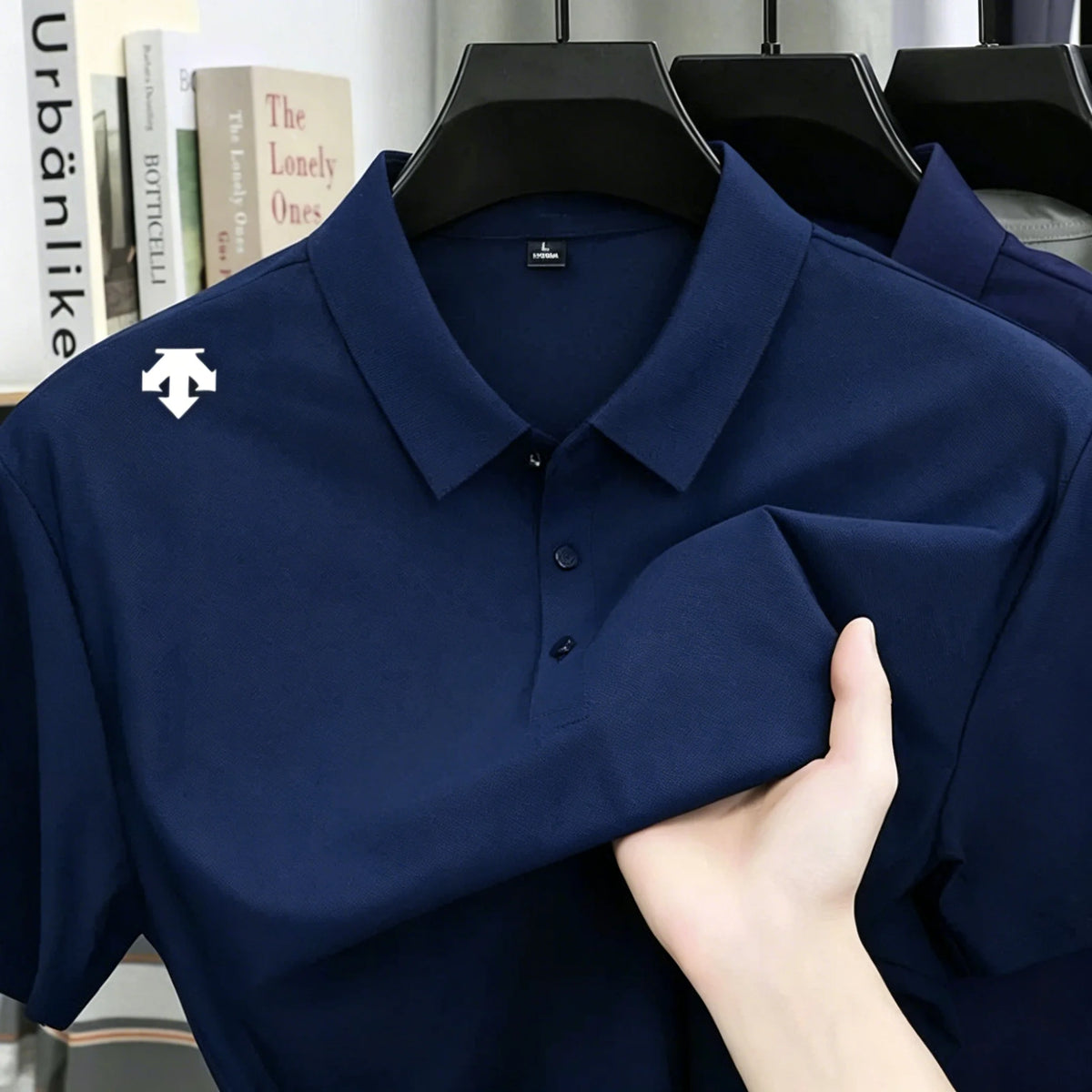 Men Luxury Embroidery Polo Shirts Summer Soft Breathable Short Sleeve Tops Fashion Sports Golf Tees High Daily Wear Blouse