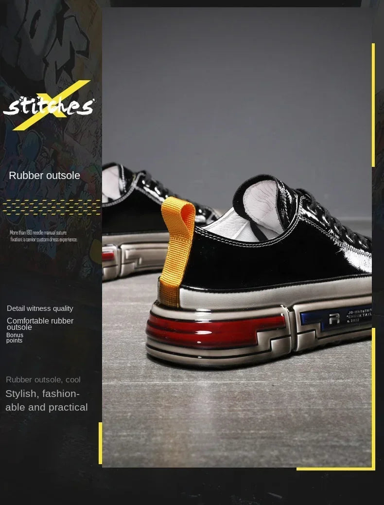 Men Sneakers Shoes for Men Man Male Genuine Leather Casual Shoes Man Fashion Comfortable Luxury Designer Male Shoess