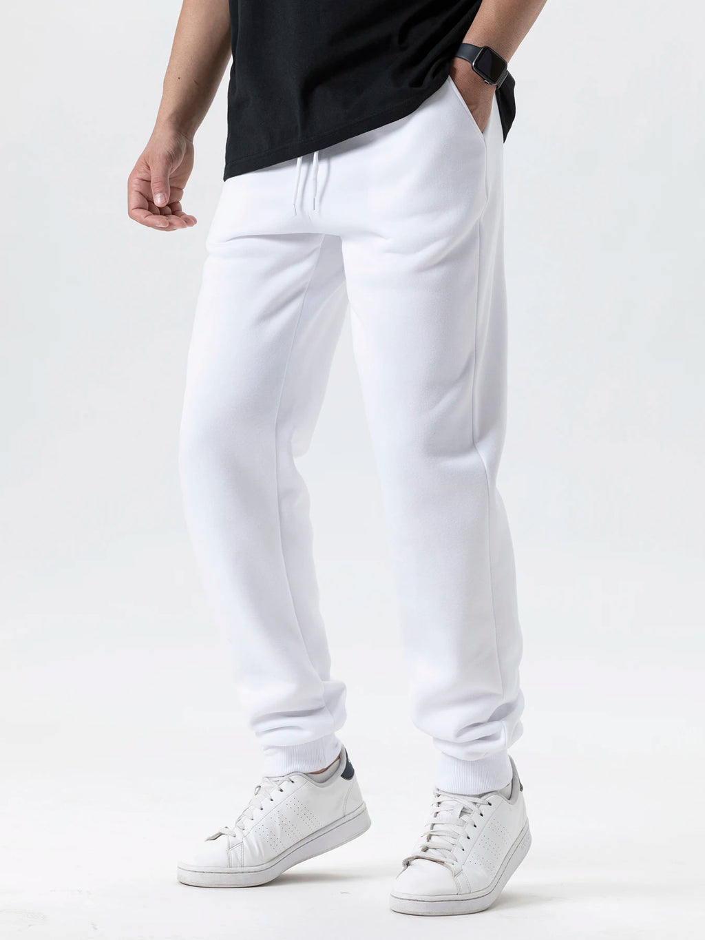 Men's Jogging Sports Pants Autumn Winter Fleece Trousers Running Joggers Elastic Waist Sweatpants Fashion Men's Clothing