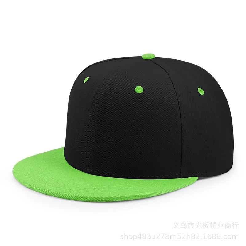 Men Caps Flat Hat Hip Hop Snapback Fancy Rivet Baseball Cap Street Dance Cap Trendy Mesh Visor Youth Boys Girls