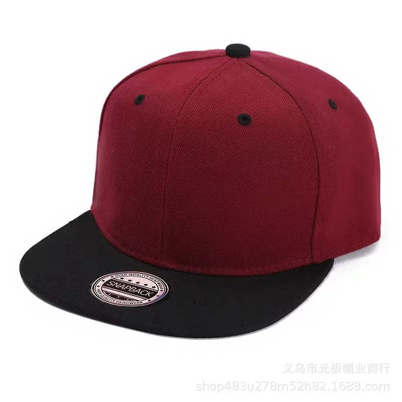 Men Caps Flat Hat Hip Hop Snapback Fancy Rivet Baseball Cap Street Dance Cap Trendy Mesh Visor Youth Boys Girls