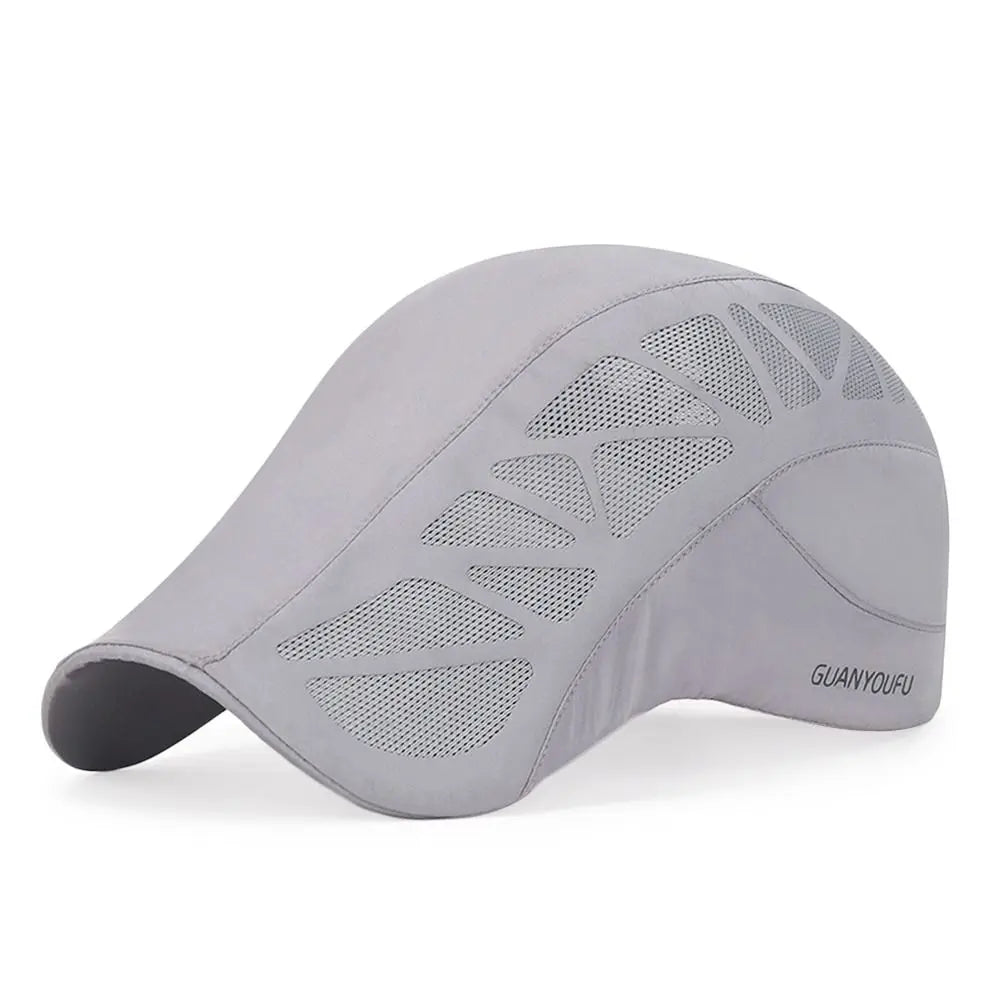Fashion Men Letter Beret Hat Men Sun Hats Outdoor Cap Golf Driving Cabbie Hat Newsboy Flat Summer Cap Peaky Mesh Baseball Caps