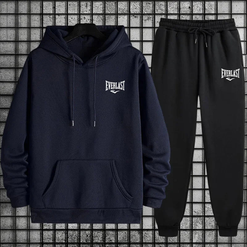 2025 Hot Sale Men's Tracksuit Hoodie and Sweatpants Urban Casual Fashion Sportswear Autumn Male Training Sweatshirt Sports Suit