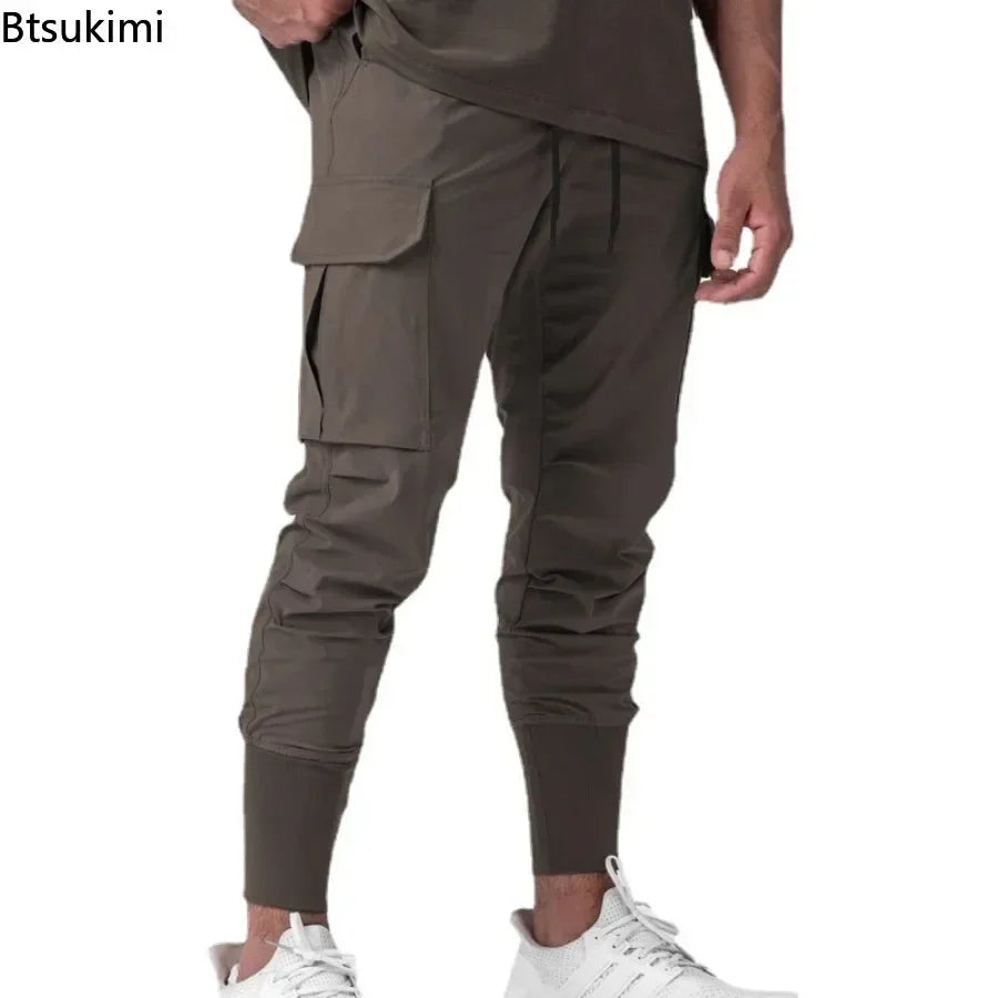 New 2026 Jogger Men Fitness Sports Pants for Men Streetwear Outdoor Casual Pants Cotton Men's Trousers Brand Men's Clothing 3XL