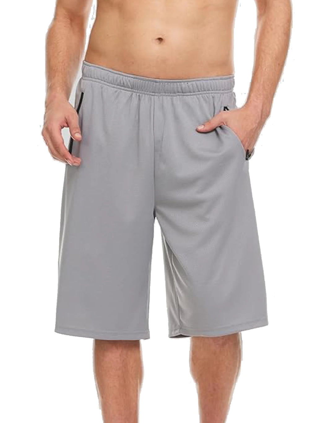 Men’s Workout Fitness Shorts Thin Style Breathable Jogger Gym Bodybuilding Quick Dry Running Shorts Zipper Phone Pockets