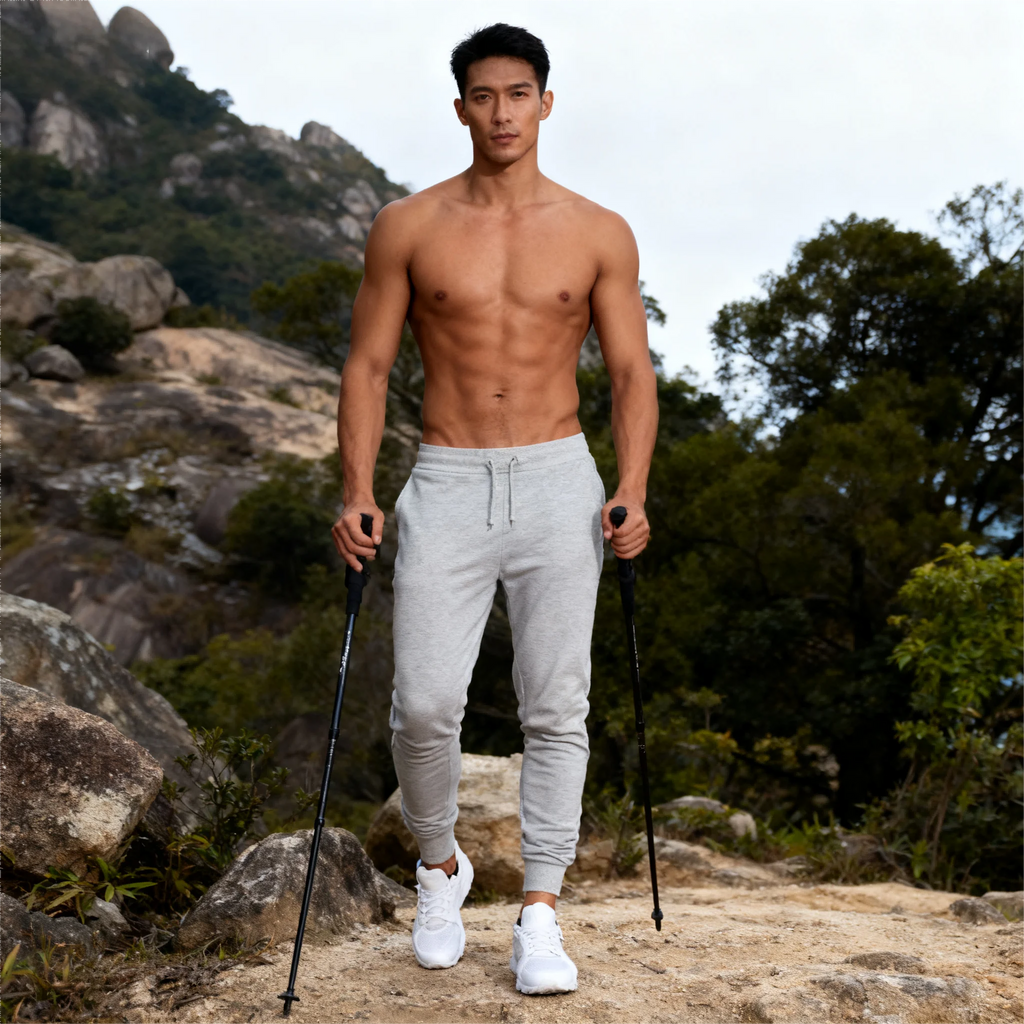 New Men'S Casual Pants - Breathable Spring/Fall Work Trousers Men'S Joggers with Elastic Waistband&Drawstring Classic Joggers