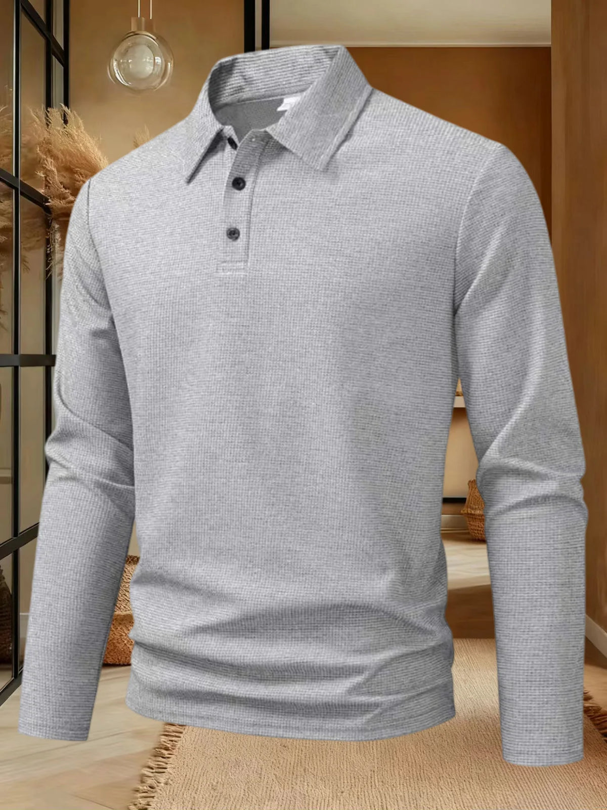 Men Long Sleeve Polo Shirt High Quality Male Clothing Office Polos T-shirt Business Poloshirt Casual Fashion Polo T Shirt Men
