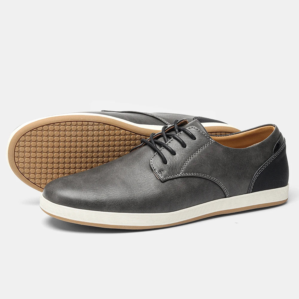Men Sneakers Fashionable Comfortable Leather Shoes 2025 Men Casual Shoes