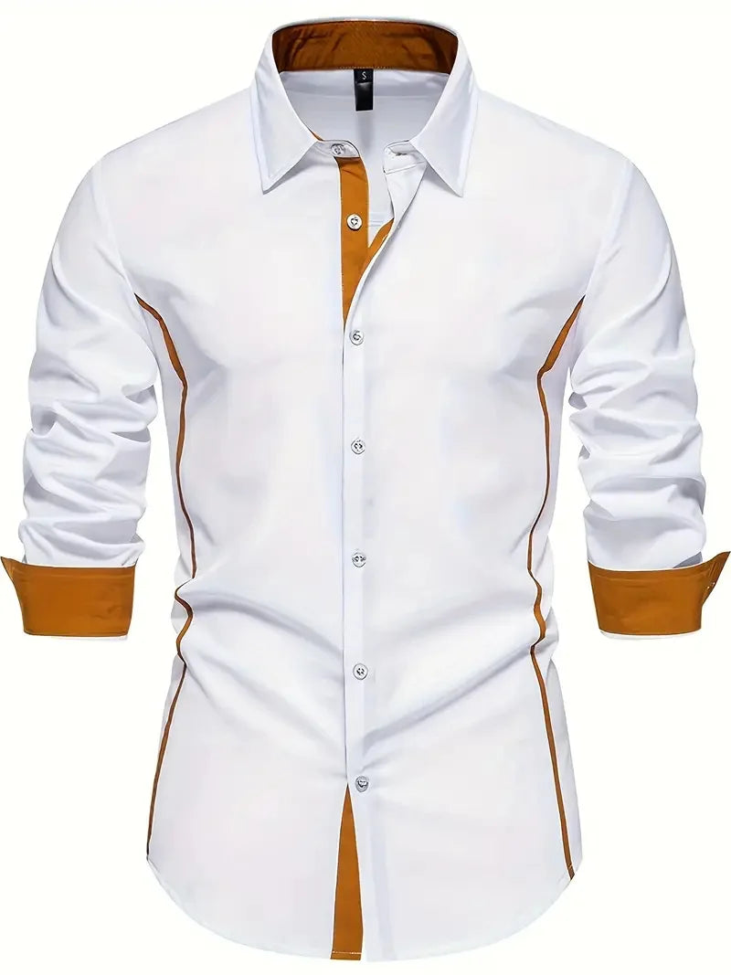 Men's Long Sleeve Shirt Cowboy Western Cowboy Vintage Hawaiian Shirt Comfortable Soft Men's Beach Shirt