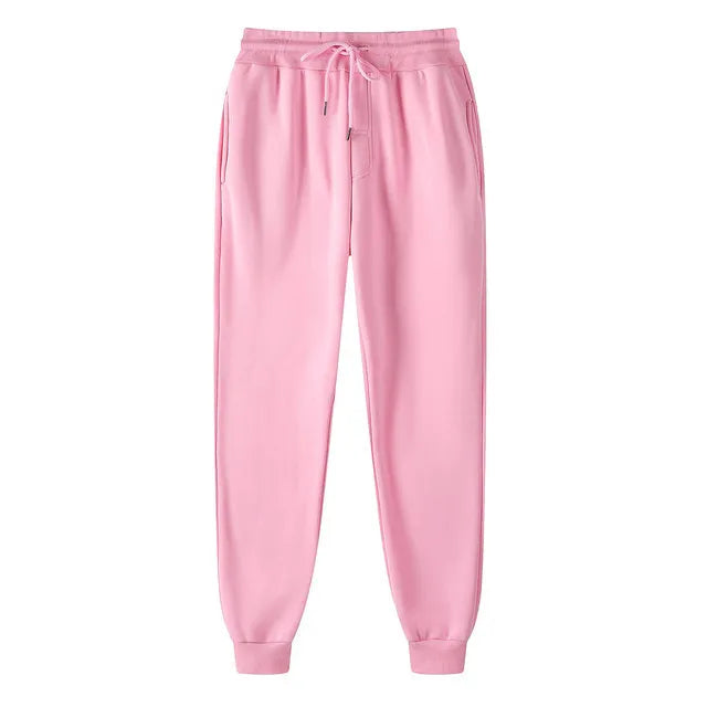 Autumn and Winter Men Warm Casual Pants Fitness Sportswear Tracksuit Bottoms Trousers Black Gyms Jogger Pants