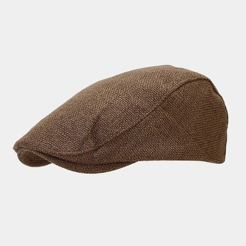 Men's Classic England Style Hat Berets Breathable Caps for Men Women Summer Autumn Flat Cap Cotton Linen Retro Beret Hats Cap