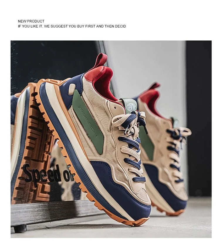 Fashion Men's Sneakers 2025 New Comfortable Breathable Casual Running Shoes Outdoor Soft Sole Training Shoes for Men Zapatillas