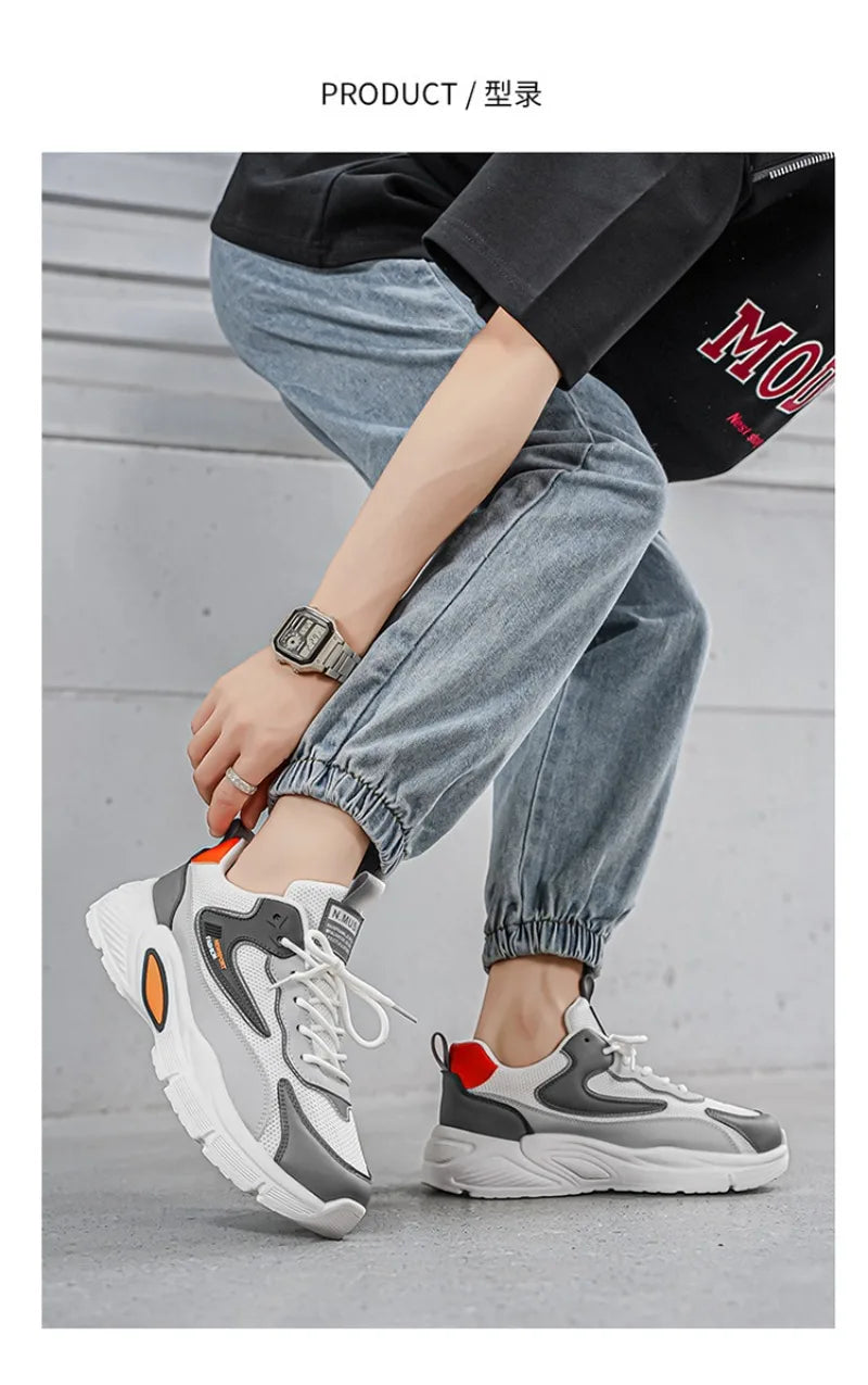 Men's Sneakers 2026New Breathable Mesh Casual Shoes Comfort Sports Running Shoes Tennis Training Shoes for Man Zapatos De Hombre