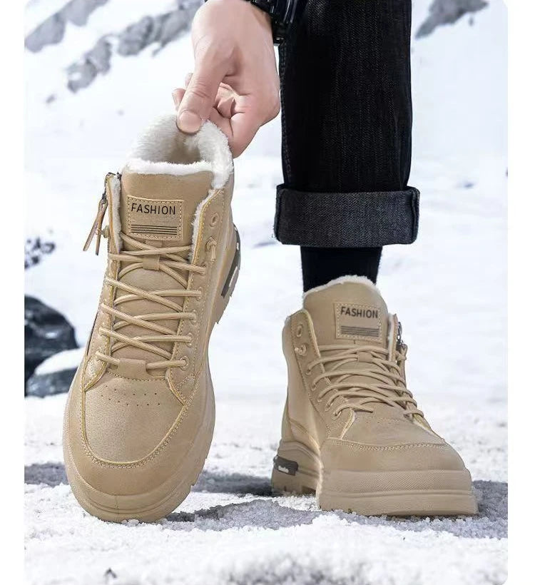Men's High Top Boots, Casual Sports Shoes, Trendy and Fashionable Men's Boots