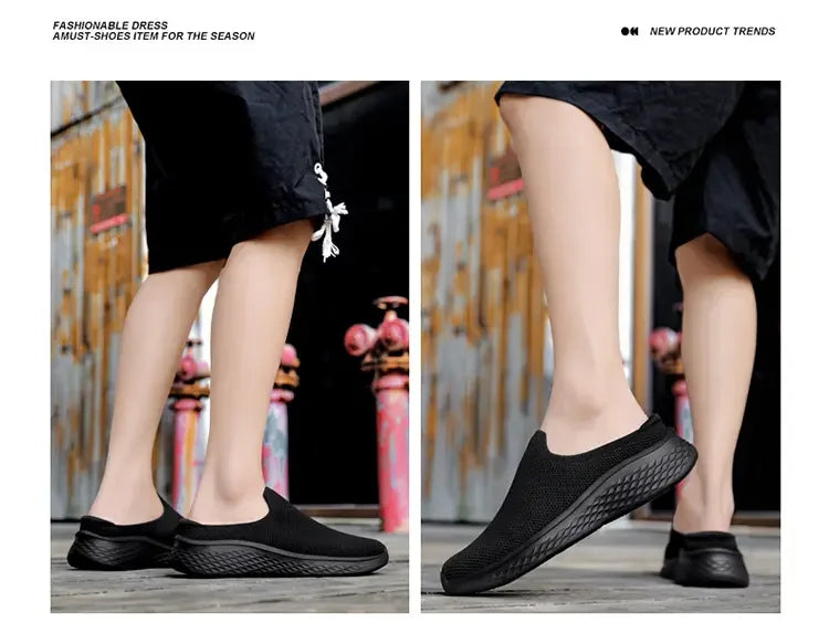 Men Sneakers Breathable Lightweight Soft Zero Drop Sole Barefoot Wide-toed Shoes Fashion Men Casual Shoes Outdoor Running Shoes
