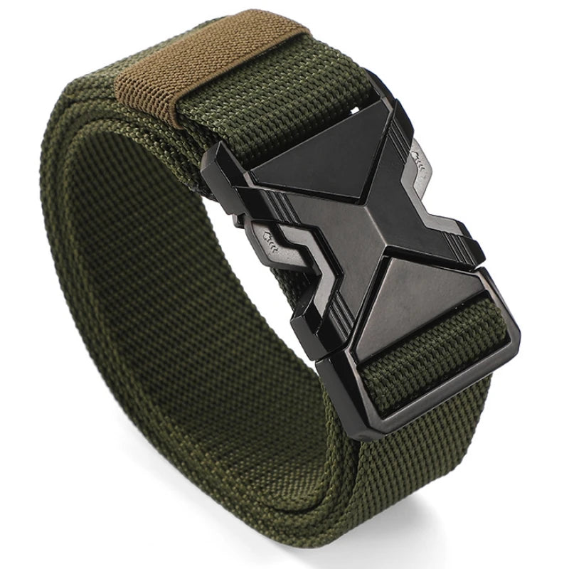 Men's Belt Outdoor Hunting Tactics Belt Multi functional Buckle Nylon Belt High Quality Marine Corps Canvas Belt