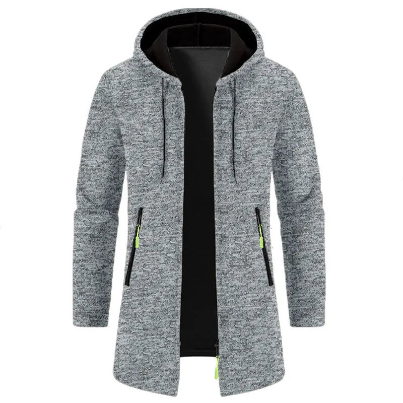Men's Sweater Cardigan Spring Autumn Casual Solid Knit Men Sweaters Long Sleeve Zipper Knitted Cardigans Outerwear Men's Coat3XL
