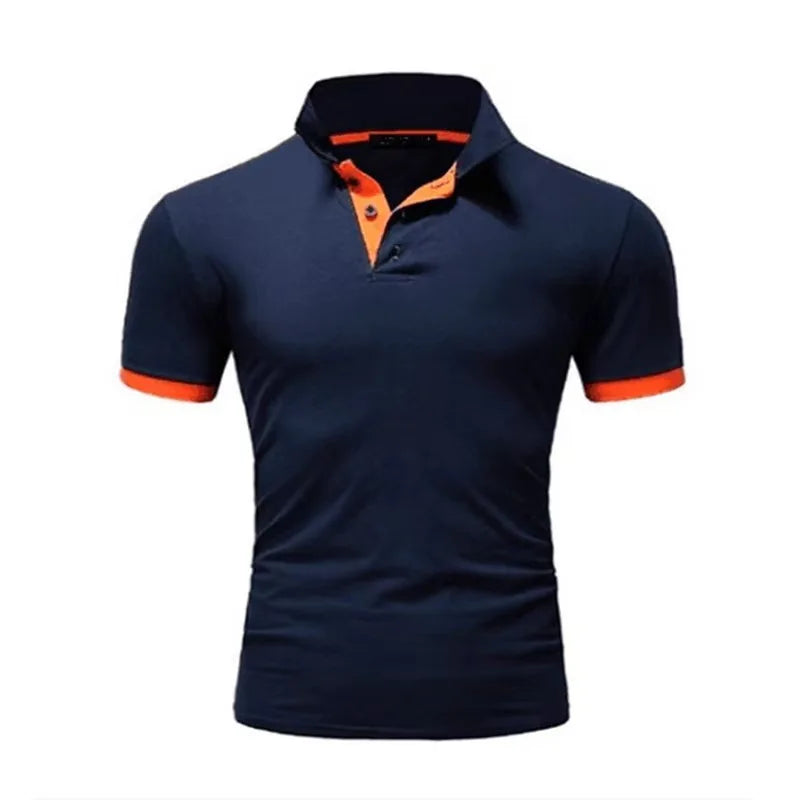 2026 New Polo T Shirt for Men White Casual Short Sleeve Golf Polo Shirts Homme New Summer Clothes High Quality Ropa Hombre
