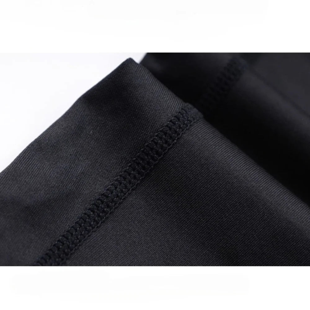 Mens Gym Shorts with Pockets Workout Compression Leggings for Men Polyester Boxer Briefs Running Basketball Athletic Tights