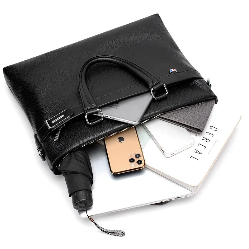 Men's Handbag, Business Casual Horizontal Design, Men's Bag, Official Document, One Shoulder Diagonal Cross Bag, Computer Bag
