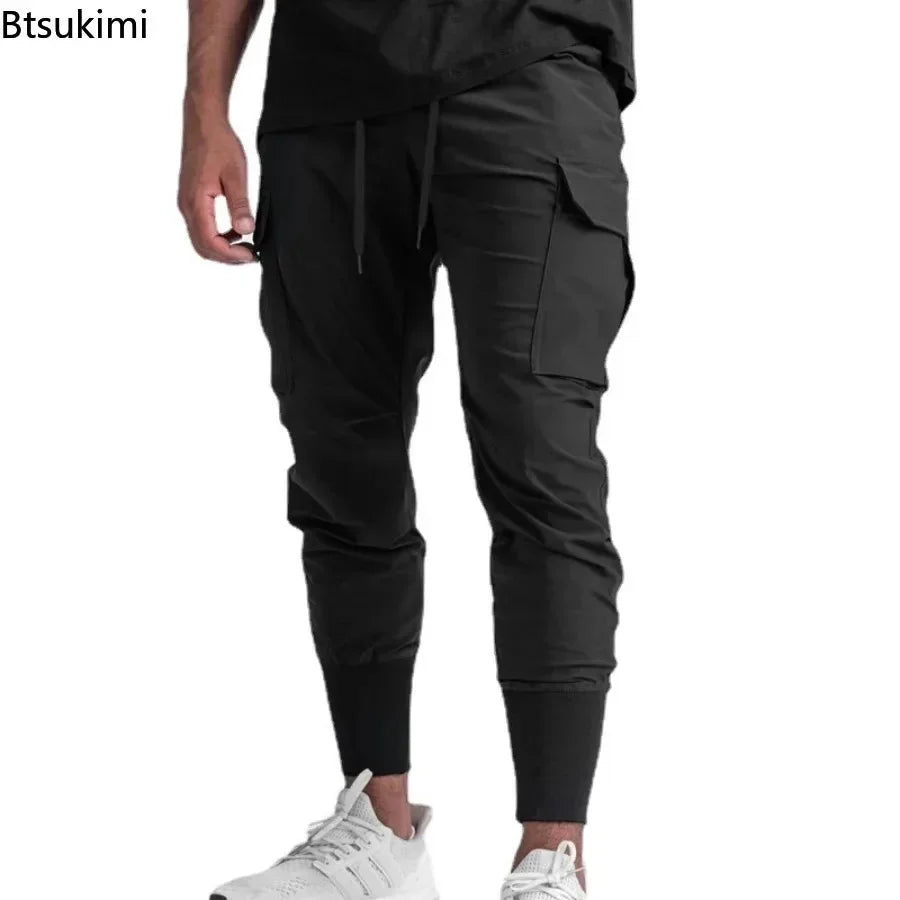 New 2026 Jogger Men Fitness Sports Pants for Men Streetwear Outdoor Casual Pants Cotton Men's Trousers Brand Men's Clothing 3XL