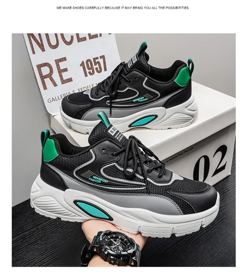 Men's Sneakers 2026New Breathable Mesh Casual Shoes Comfort Sports Running Shoes Tennis Training Shoes for Man Zapatos De Hombre