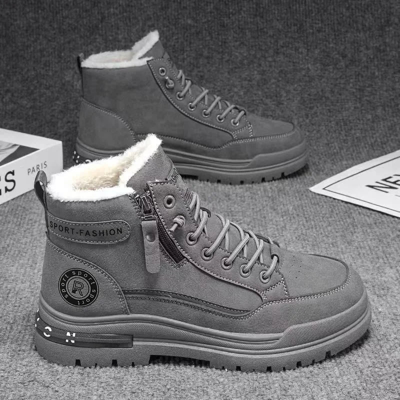 Men's High Top Boots, Casual Sports Shoes, Trendy and Fashionable Men's Boots