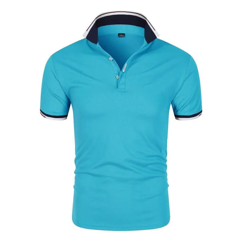 2026 New Polo T Shirt for Men White Casual Short Sleeve Golf Polo Shirts Homme New Summer Clothes High Quality Ropa Hombre