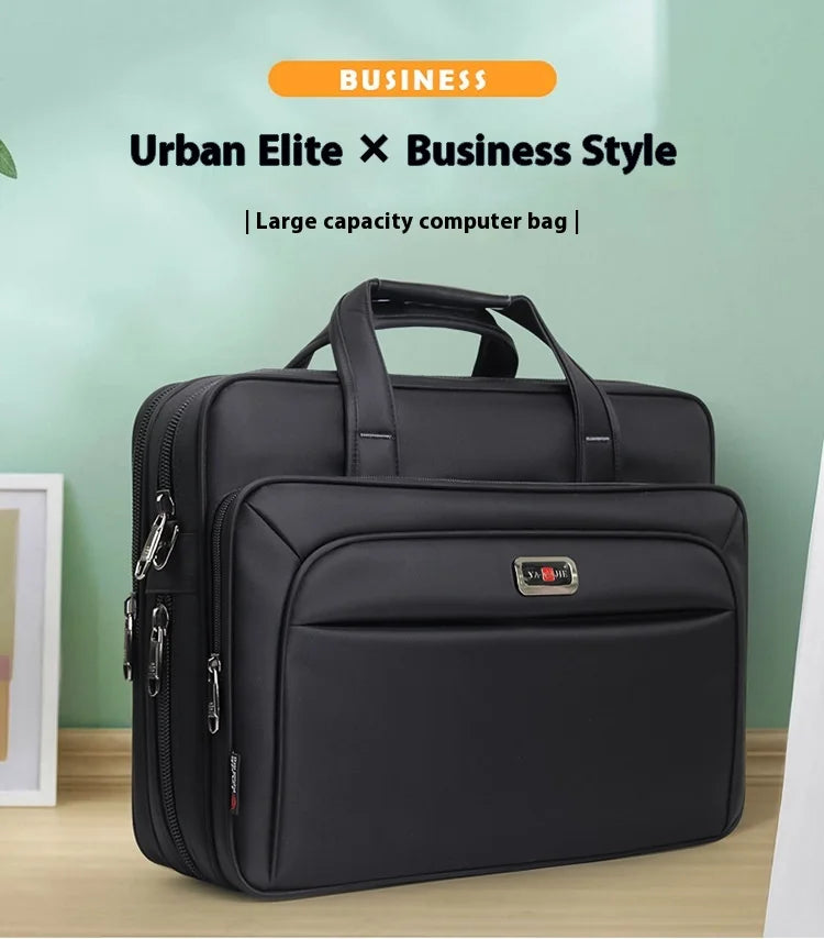 Men Single Shoulder Bag 14" 15" 16 Inch Laptop Bag Men's Casual Handbags Business Briefcase Computer Bags For Macbook Pro Case