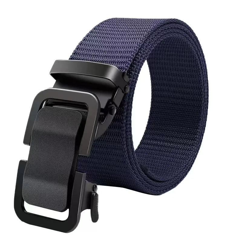 Men's Waist Belt, Outdoor Military Training, Casual Versatile Tactical Pants Belt, Fashionable Automatic Buckle Belt