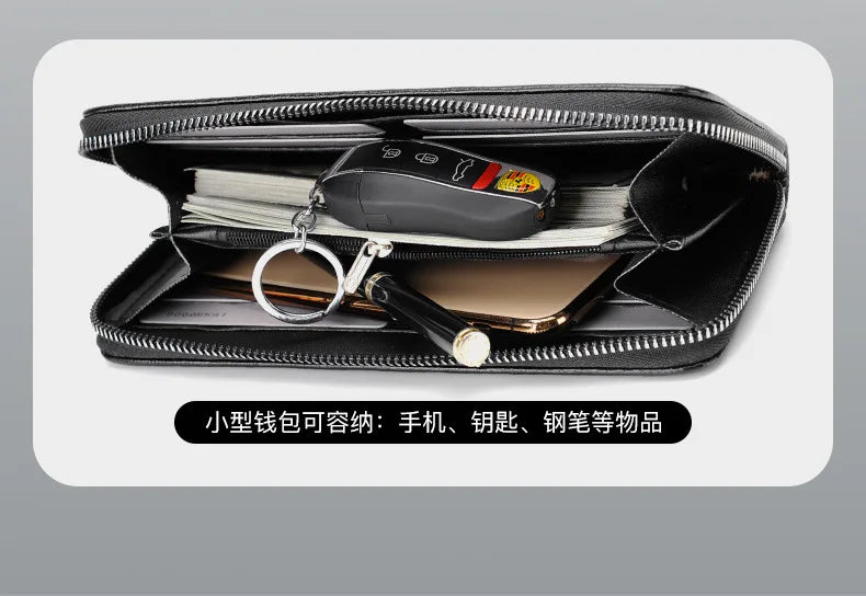 Men's Handbag, Business Casual Horizontal Design, Men's Bag, Official Document, One Shoulder Diagonal Cross Bag, Computer Bag