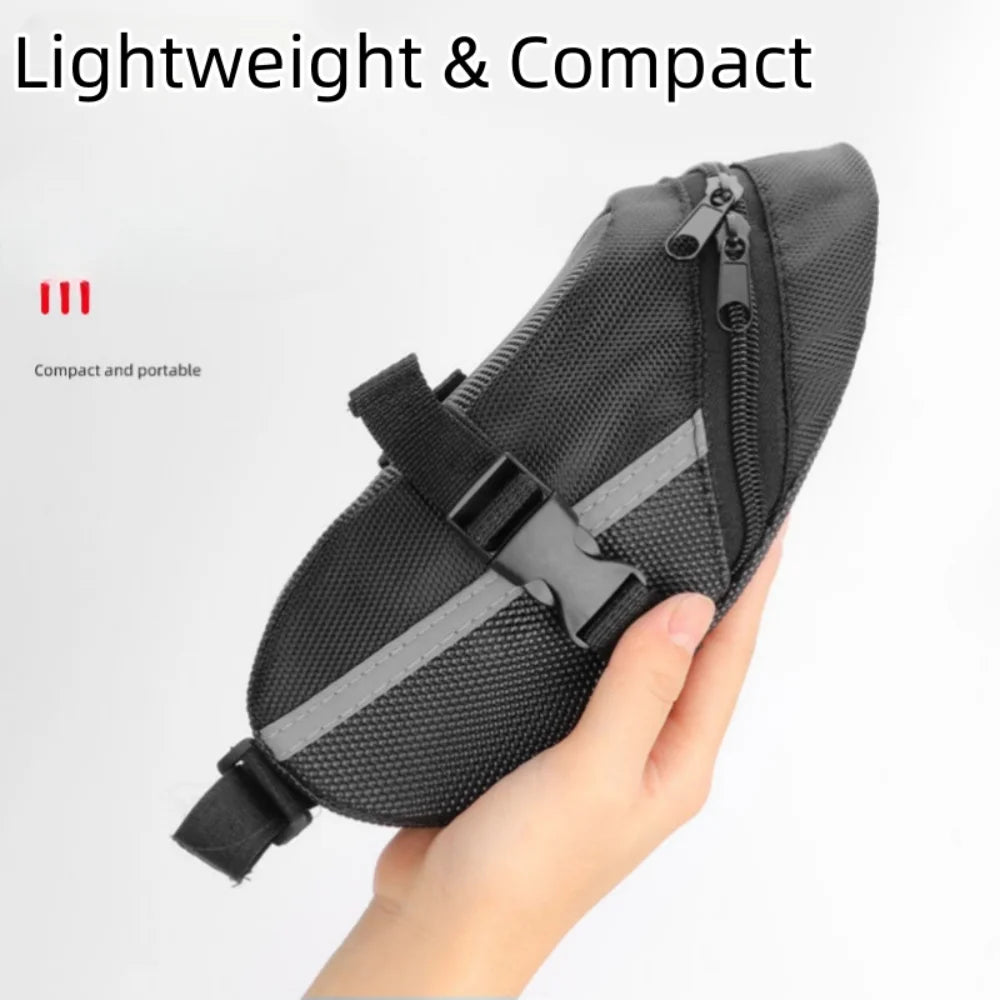 DOMEN Bicycle WaterProof Saddle Bag Bicycle  Reflective Tail Bag MTB Bike Universal Rear Bag Outdoor Bicycle Accessories