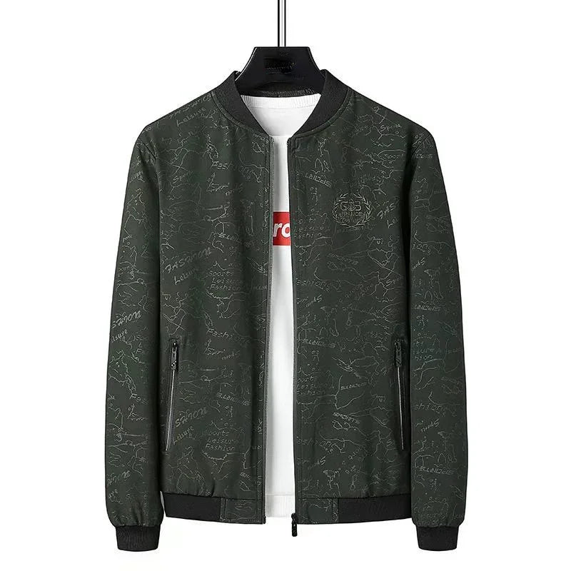 Big Size Men's Jacket Spring Long Sleeve Baseball Casual Jacket Men Black Work Wear Windshield Windbreaker Male Coat Large 9XL