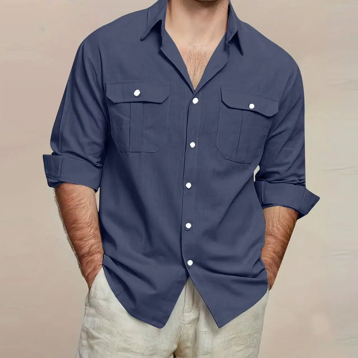 Men's Polo Shirt Short Sleeve Button Collar Tees Casual Soft Comfortable Daily Tops