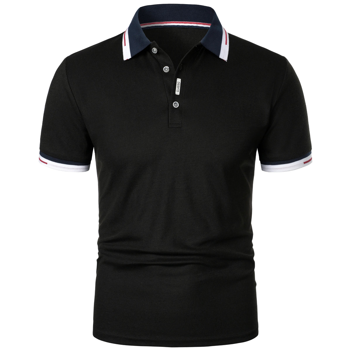 Men's new Polo shirt T-shirt summer men's short-sleeved intercolored lapel